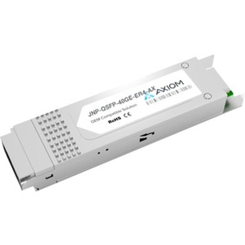 JNP-QSFP-40GE-ER4-AX Axiom 40Gbps 40GBase-ER4 Single-mode Fiber 40km 1310nm Duplex LC Connector QSFP+ Transceiver Module with DOM for Juniper Compatible