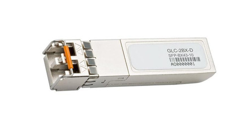 GLC-2BX-D-I= Cisco 1.25Gbps 1000Base-BX10 Single-mode Fiber 10km 1490nm Duplex LC Connector 2-Channels Industrial Temp SFP Transceiver Module