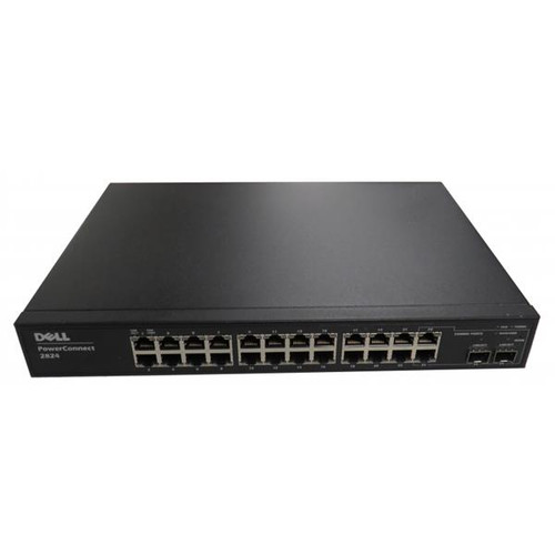 0F4491K Dell PowerConnect 2824 24-Ports 10/100/1000Base-T Managed Switch (Refurbished)