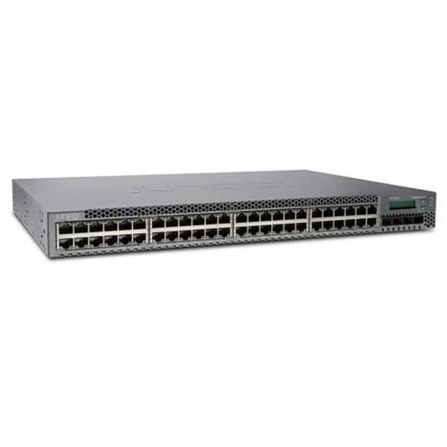 750-034250 Juniper EX3300 48-Ports PoE+ 10/100/1000Base-T Switch with 4x SFP+ Uplink Ports (Refurbished)