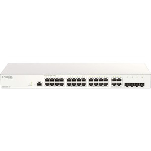 DBS-2000-28 D-Link Nuclias Cloud-Managed DBS-2000-28 24-Ports 10/100/1000 Switch with 4x Combo SFP Ports (Refurbished)