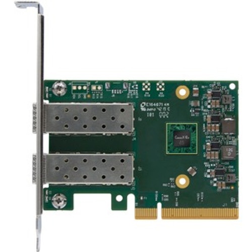 MCX631102AE-ADAT Mellanox ConnectX-6 Lx EN Adapter Card 25GbE Dual-port SFP28 PCIe 4.0 x8 Crypto No Secure Boot Tall Bracket