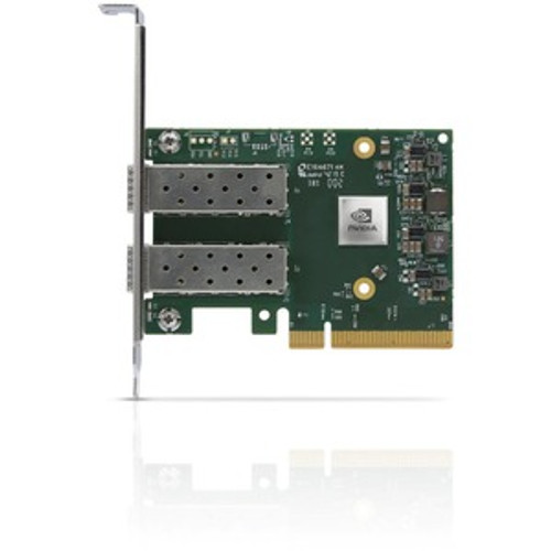 MCX631102AS-ADAT Mellanox ConnectX-6 Lx EN Adapter Card 25GbE Dual-port SFP28 PCIe 4.0 x8 Secure Boot No Crypto Tall Bracket