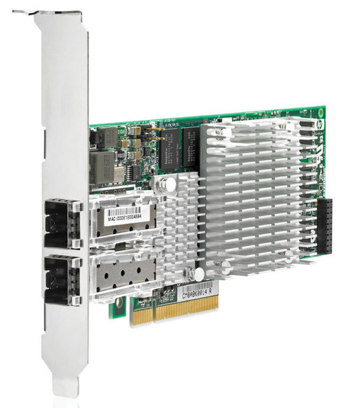 468332-B21N HP Dual-Ports SFP+ 10Gbps 10 Gigabit Ethernet PCI Express 2.0 x8 Server Network Adapter