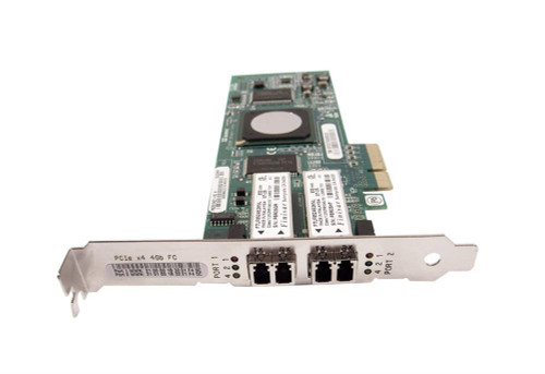 QLE2462-SUN HP Dual -Ports LC 4Gbps Fiber Channel PCI Express Host Bus Network Adapter