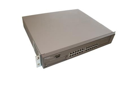 AL2001E20-E5 Nortel Fast Ethernet Switch 460-24T-PWR with 24-Ports RJ-45 10/100 IEEE 802.3af Power over Ethernet Ports plus 1 MDA Slot 1 Cascade/stacking Slot