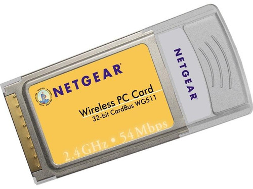 WG511 Netgear WG511 54 Mbps Wireless PC Card CardBus 54Mbps