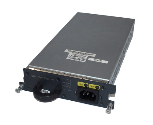 C3K-PWR-750WAC= Cisco 750-Watt AC Power Supply (Refurbished)