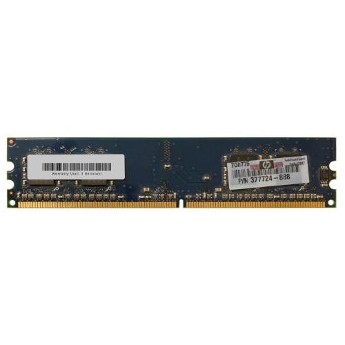 377724-888 HP 256MB PC2-5300 DDR2-667MHz non-ECC Unbuffered CL5 240-Pin DIMM Single Rank Memory Module