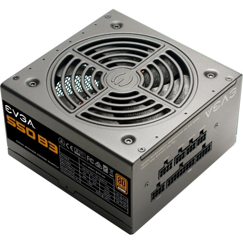 220-B3-0550-V1 EVGA 550 B3 550-Watts 120-230V AC ATX12V/EPS12V 85% Efficiency Power Supply