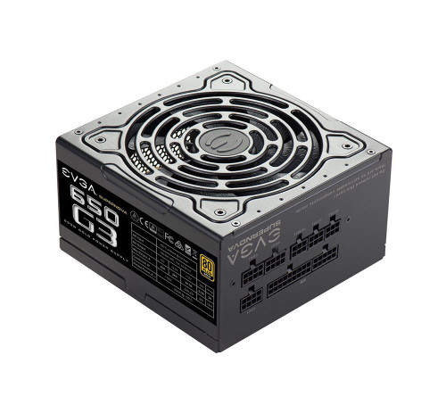 220G30650Y1 EVGA SuperNova 650 G3 650-Watts ATX12V 24-Pin 80 Plus Gold Power Supply