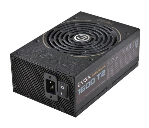 220-T2-1600-X1 EVGA SuperNOVA 1600 T2 1600-Watts 12V 133.3A 80 Plus Titanium Power Supply