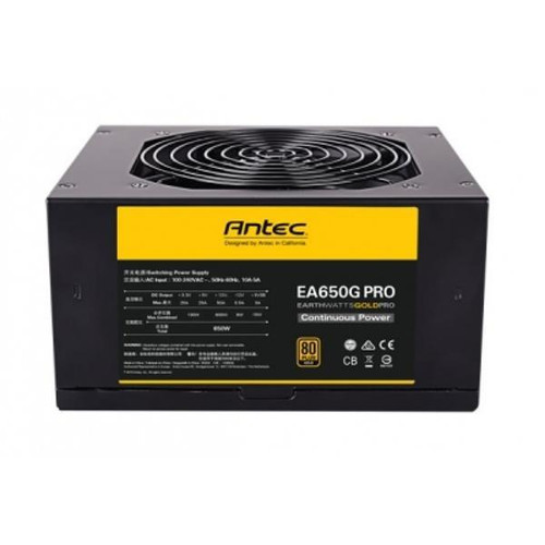 0-761345-11619-0 Antec EA650G PRO 650-Watts ATX12V 92% Efficiency 80 Plus Gold Power Supply