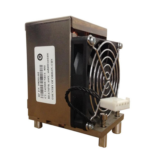 398293-002 HP Copper Heat Sink And Cooling Fan for xw8400 xw6400