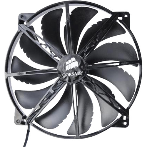 CC650D-200MM Corsair Black 200mm Case Fan 1 x 200 mm 1000 rpm Sleeve Bearing