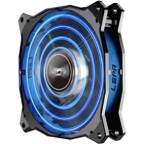 LPCPA12P-BL LEPA CHOPPER ADVANCE Cooling Fan 120 mm 1500 rpm70.4 CFM 20 dB(A) Noise Barometric Oilless Bearing Blue LED