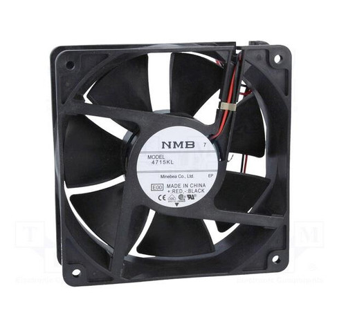 4715KL-07W-B30-E00 NMB Technologies 119x38mm 48VDC 108CFM Flange Lead Wires DC Axial Fan