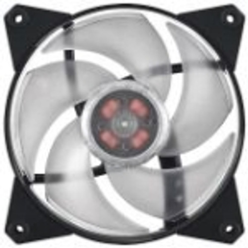 MFY-P2DN-15NPC-R1 Cooler Master MasterFan Pro Cooling Fan 120 mm 1500 rpm35 CFM 20 dB(A) Noise 4-pin PWM Red, Blue LED Rubber 55.9 Year Life