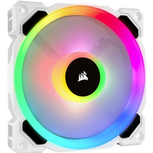 CO-9050091-WW Corsair LL120 RGB 120mm Dual Light Loop White RGB LED PWM Fan