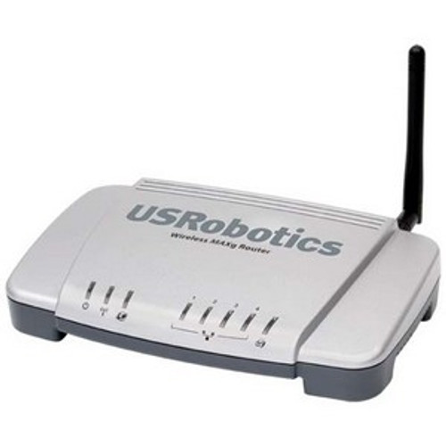 DHUSR5465 U.S. Robotics MAXg USR5465 Wireless Router with USB Print Server (Refurbished)