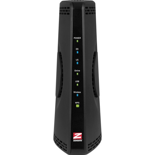 5350-00-00 Zoom 5350 IEEE 802.11n Wireless Router 2.48 GHz ISM Band 2 x Antenna 300 Mbit/s Wireless Speed 4 x Network Port USB Gigabit Ethernet Desktop