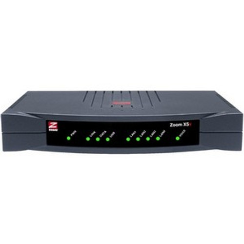 5585-70-12 Zoom 5585 ADSL X5v Router (Annex A) 4 x 10/100Base-TX LAN, 1 x ADSL WAN, 1 x , 1 x USB (Refurbished)