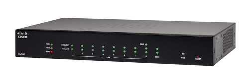 RV260P-K9-AR Cisco Small Business RV260P 8-Ports Desktop VPN Router Rack-mountable (Refurbished)