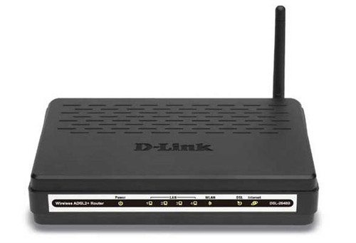 DSL-2640B D-Link ADSL 2 Wireless G Router With 4-Port 10/100 Switch (Refurbished)