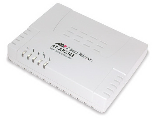 AT-AR236E-10 Allied Telesis 1 x ADSL WAN 1 x 10/100Base-TX LAN Bridge Router (Refurbished)