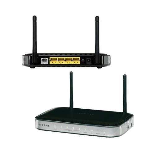 DGN2000B-100GRS NetGear 4-Port 10/100Mbps Wireless-N Router with Built-in DSL Modem (Refurbished)