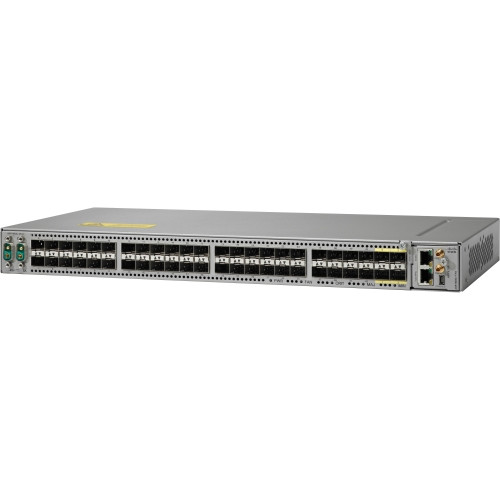ASR-9000V-24-A= Cisco 44-Port GE + 4-Port 10GE ASR 9000v, +24DC Power ANSI Chassis 44 Ports Management Port 4 Slots 10 Gigabit Ethernet Power Supply Wall Mountable