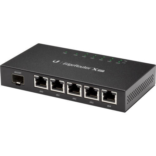 ER-X-SFP Ubiquiti Advanced Gigabit Ethernet Router 5 Ports PoE Ports 1 Slots Gigabit Ethernet Desktop (NEW) (Refurbished)