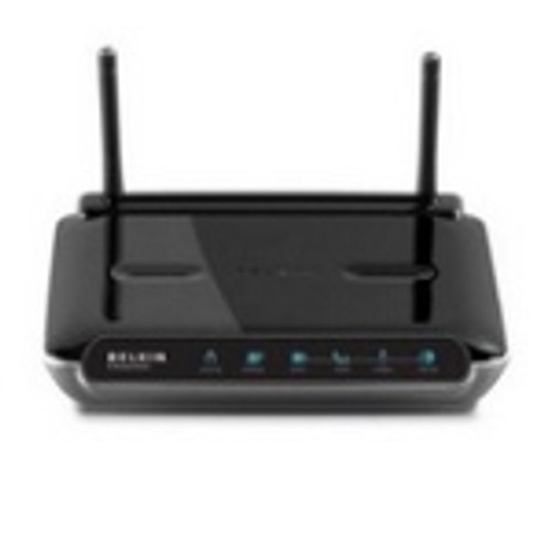 DBL20212 Belkin N Wireless Router 4 x 10/100Base-TX LAN, 1 x 10/100Base-TX WAN IEEE 802.11n (draft) 54Mbps (Refurbished)