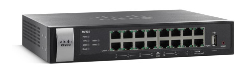 RV325K9NA Cisco RV325 16-Port Gigabit Dual WAN VPN Desktop Router (Refurbished)