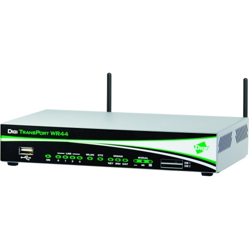 WR44-L500-NE1-SU Digi Transport Wr44 Wireless Router 4-Ports Switch Rs-232 (Refurbished)