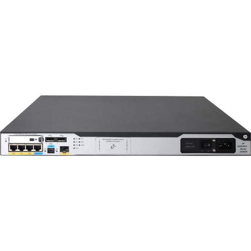 JG406AR#ABA HP MSR3024 AC Router Refurbished 3 Ports Management Port 8 Slots Gigabit Ethernet 1U Rack-mountable, Desktop (Refurbished)