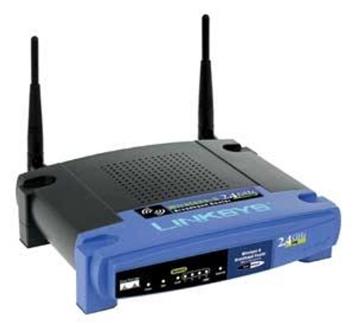 WRT54G-1 Linksys Wrt54g Ver.2 Wireless-g Broadband Router 4-port Switch W Adap (Refurbished)