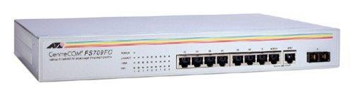 FS709FC Allied Telesis 8-Ports 10/100Base-TX LAN 1 x 100Base-FX Uplink Port Unmanaged Fast Ethernet Switch (Refurbished)
