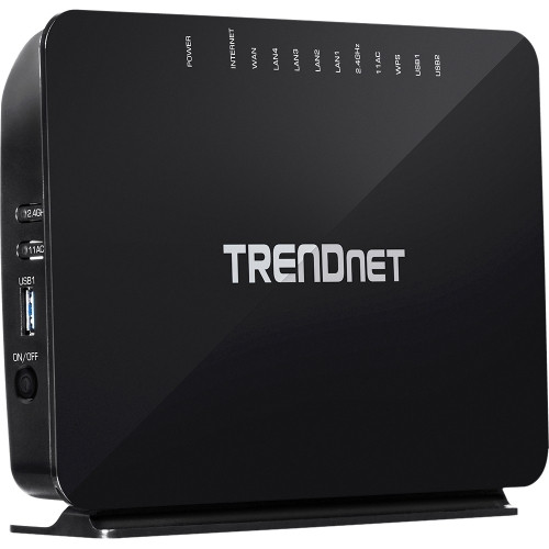 TEW816DRM TRENDnet TEW-816DRM IEEE 802.11ac ADSL2+ Modem/Wireless Router (Refurbished)