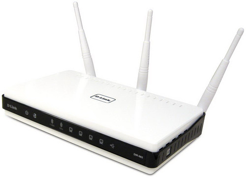 DIR-665 D-Link Xtreme N DIR-665 Wireless Router IEEE 802.11n 3 x Antenna ISM Band UNII Band 450 Mbps Wireless Speed 4 x Network Port 1 x Broadband Port