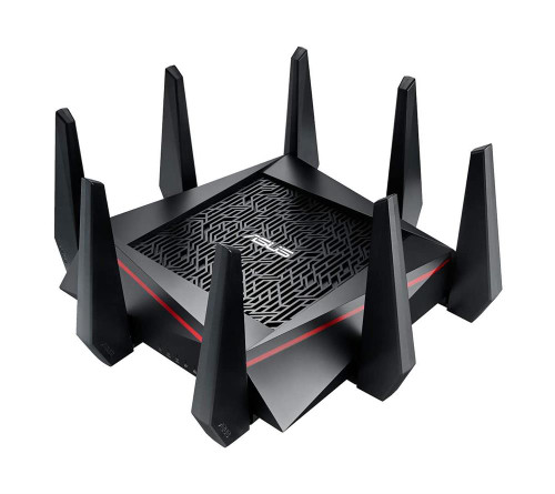 90IG0201-BM2G00 ASUS 802.11a/b/g/n/ac Dualband 4-Ports Gigabit Wireless Router (Refurbished)