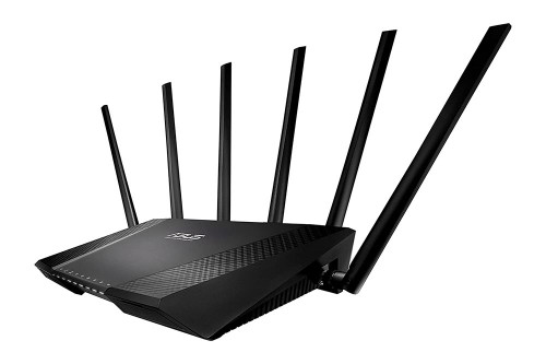 RT-AC3200-DDO ASUS Rt-ac3200 Tri-band Wireless-AC3200 4-Ports Gigabit Gaming Router with AiProtection Powered by Trend Micro (Refurbished)