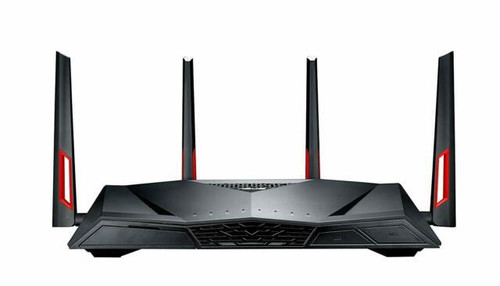 90IG02W1-BN3G10 ASUS Wireless Router Dual-Band (2.4 GHz / 5 GHz) Gigabit Ethernet (Black) (Refurbished)