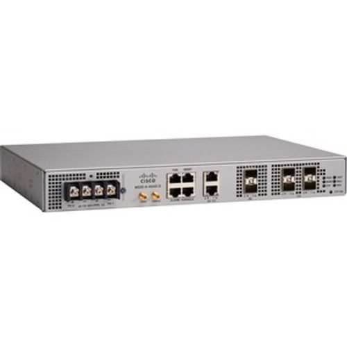 N520-X-4G4Z-D Cisco NCS 520 - 4-Ports Gigabit Ethernet + 4x10GE Industrial Temp DC power Router (Refurbished)