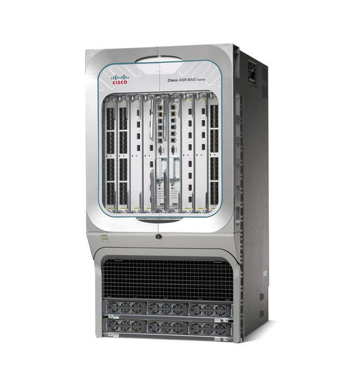 ASR-9010-AC-V2= Cisco ASR 9010 AC Chassis with PEM Version 2 Spare 10 Slots Rack-mountable (Refurbished)