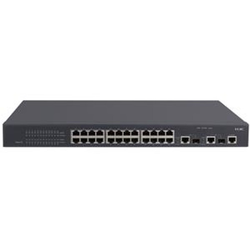 0235A23P 3Com S3100-26TP-EI Ethernet Switch 2 x SFP (mini-GBIC) Shared 24 x 10/100Base-TX LAN, 2 x 10/100/1000Base-T LAN (Refurbished)