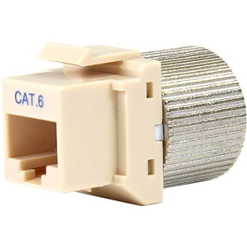 C6KEY2IV StarTech Tool-less Type Cat-6 RJ-45 Keystone Jack (Ivory)