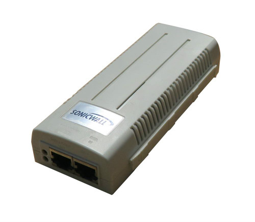 01-SSC-5535 SonicWALL Power over Ethernet Power Injector 110 V AC 220 V AC Input -48 V DC Output 15.40 W (Refurbished)