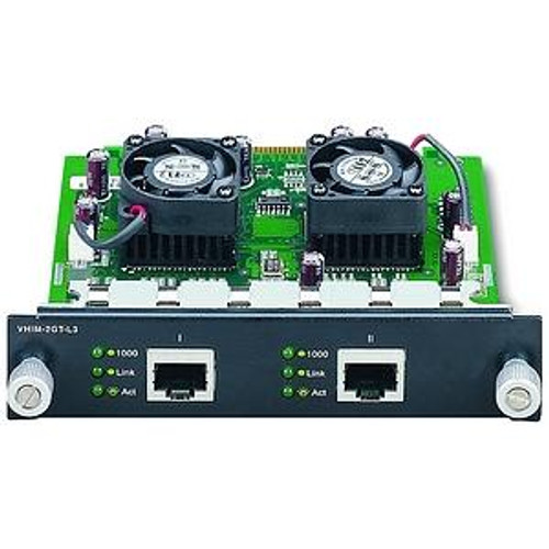 VHIM-2GT-L3-G Enterasys 2-port 1000Base T uplink for the VH-2402-L3 (Refurbished)