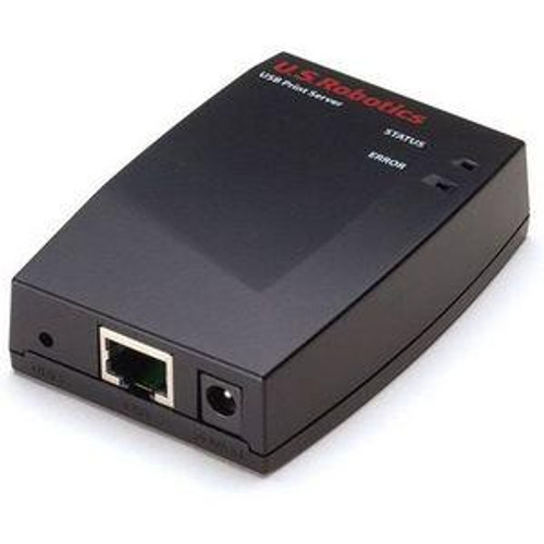USR7500A U.S. Robotics USR7500A USB Print Server 1 x 10/100Base-TX Network, 1 x USB 2.0 100Mbps